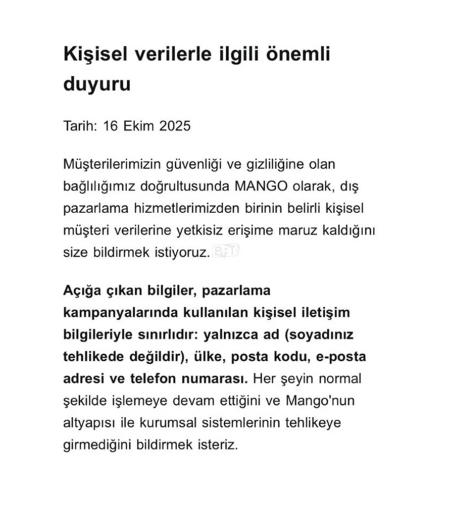 Mango'dan alışveriş yapanlara şok! Müşteri verileri çalındı kredi kartı yok ama... - Resim: 0