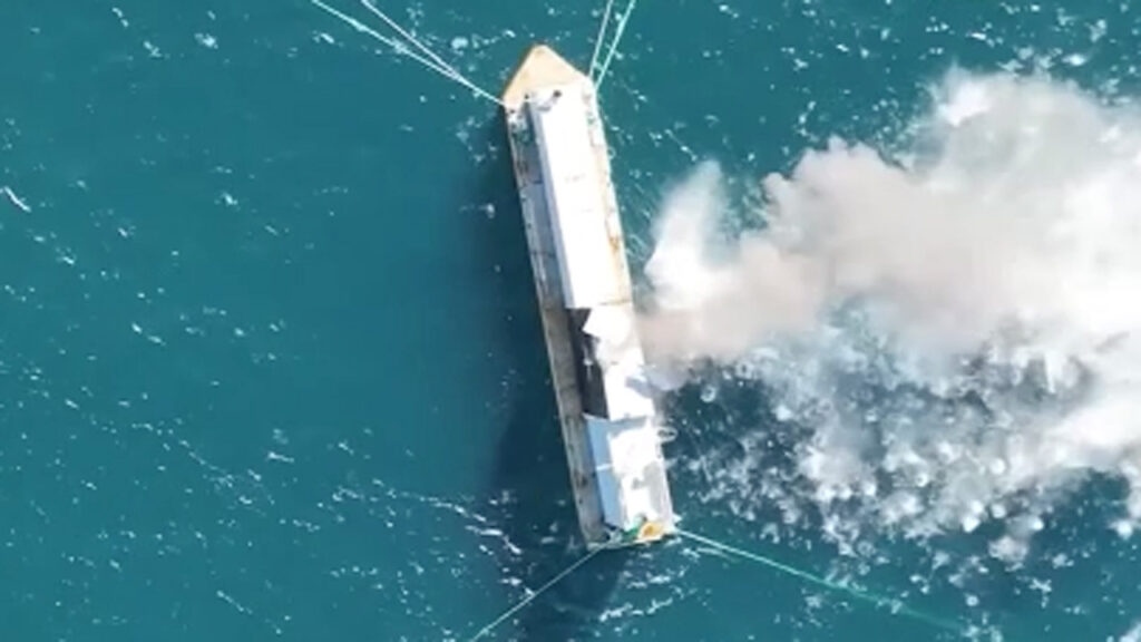 Milli seyir füzesi SOM-J atış testi görüntüleri paylaşıldı