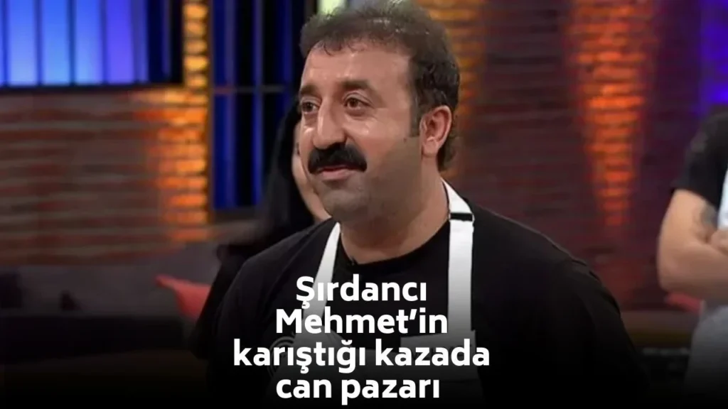 Şırdancı Mehmet’in karıştığı kazada kadın ağır yaralandı