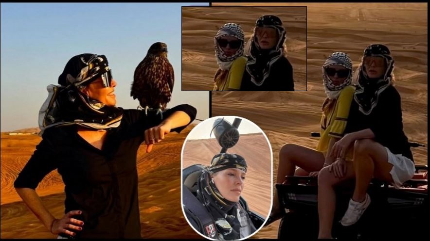 Anne-Kız çöl safarisi yaptı…